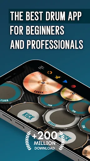 Real Drum electronic drums set screenshot