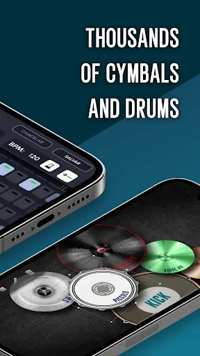 Real Drum electronic drums set screenshot
