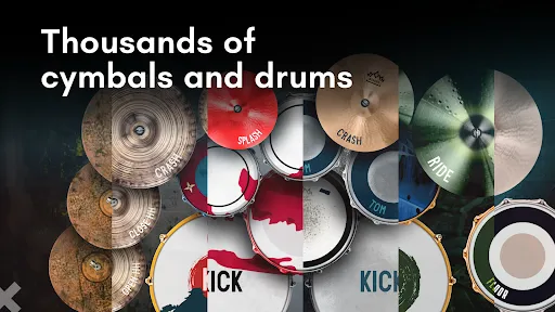 Real Drum electronic drums set screenshot