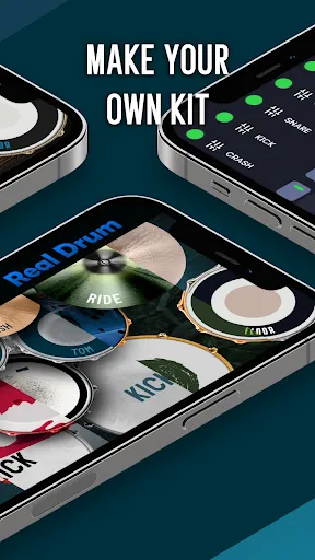 Real Drum electronic drums set screenshot