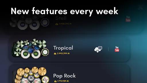 Real Drum electronic drums set screenshot