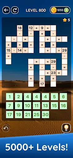 Zen Math Crossword screenshot