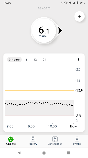 Dexcom G7 screenshot