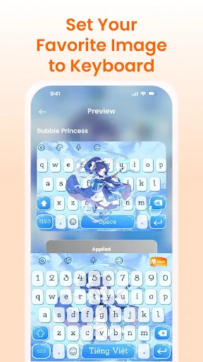 Keyboard Themes: Emoji & Fonts screenshot