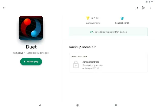 Google Play Games screenshot