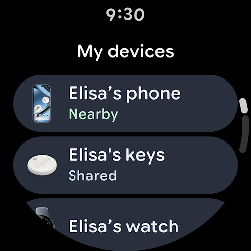 Google’s Find Hub screenshot