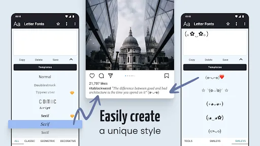 Letter Fonts - Stylish Text screenshot