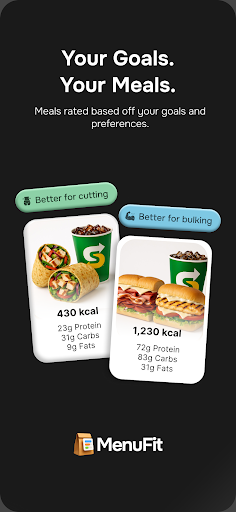 MenuFit - Healthy Eating Out screenshot