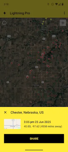 My Lightning Tracker & Alerts screenshot