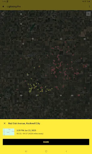 My Lightning Tracker & Alerts screenshot