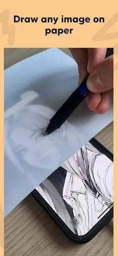 Lightbox draw - tracing paper screenshot