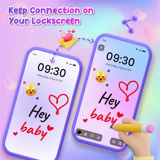 Lockscreen Drawing screenshot