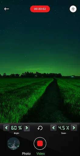 Night Camera Mode: Video Photo screenshot