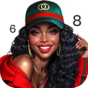 Black Color - Color by Number