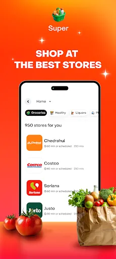 Rappi: Food Delivery, Grocery screenshot
