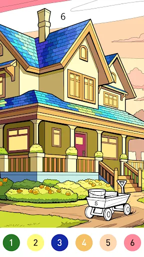 Dream Home Coloring book screenshot