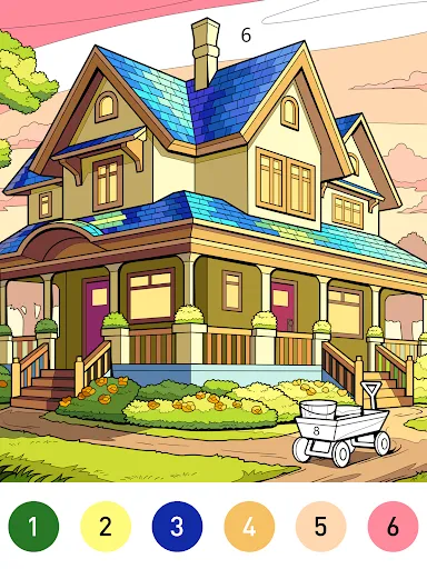 Dream Home Coloring book screenshot