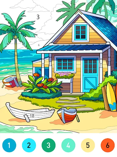 Dream Home Coloring book screenshot