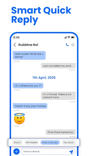 Messenger: SMS Home Launcher screenshot