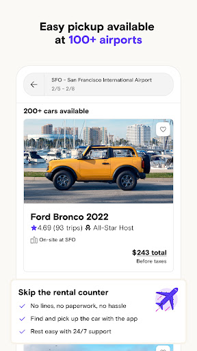 Turo — Car rental marketplace screenshot
