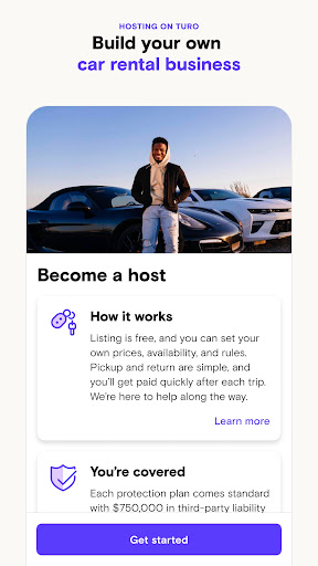Turo — Car rental marketplace screenshot