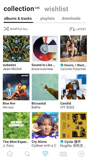 Bandcamp screenshot