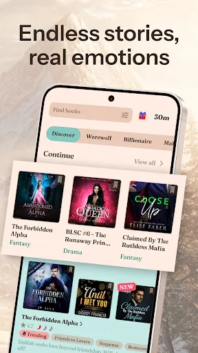 Lunessa: Wolf Romance Books screenshot