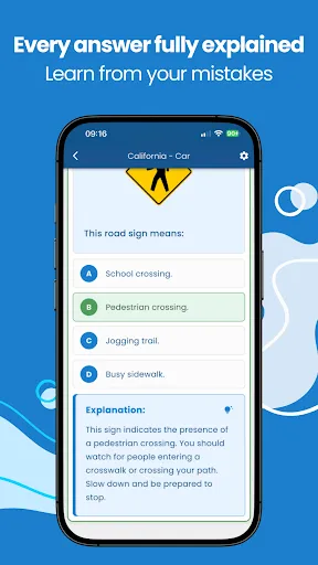 Driver's License Practice Test screenshot