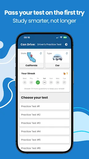 Driver's License Practice Test screenshot