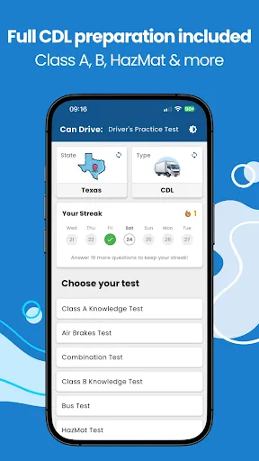 Driver's License Practice Test screenshot