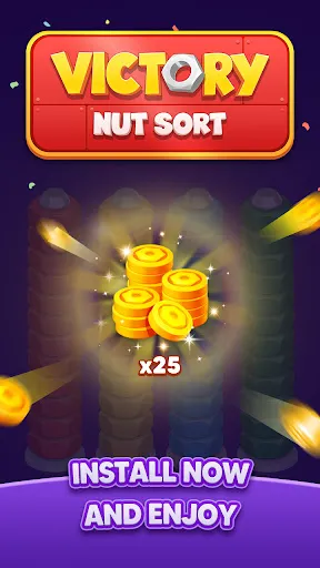 Nut Sort: Color Match Game screenshot