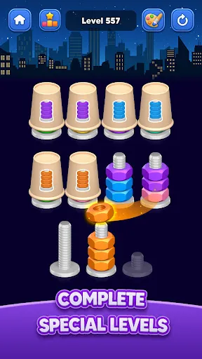 Nut Sort: Color Match Game screenshot