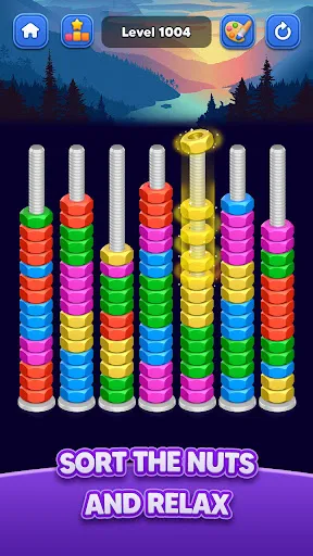 Nut Sort: Color Match Game screenshot