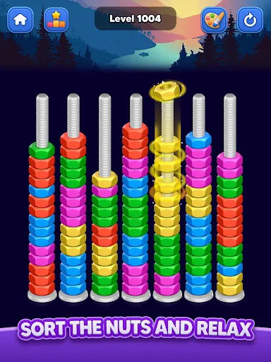 Nut Sort: Color Match Game screenshot