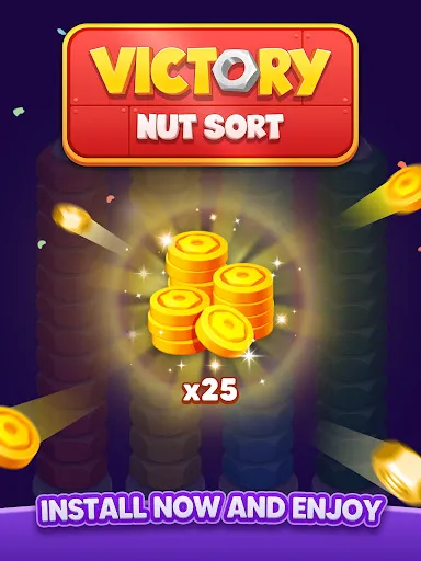 Nut Sort: Color Match Game screenshot