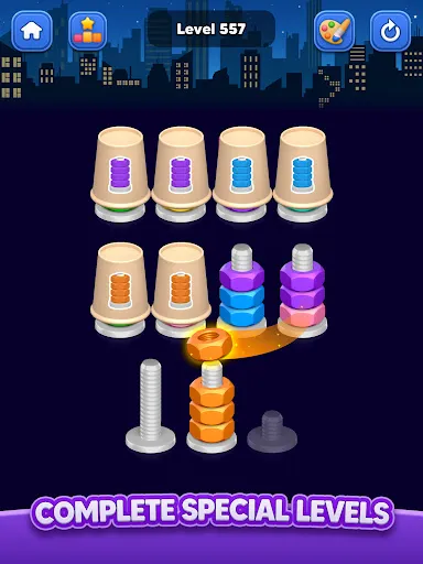 Nut Sort: Color Match Game screenshot