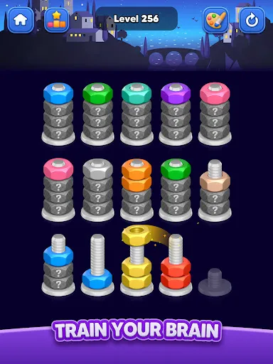 Nut Sort: Color Match Game screenshot