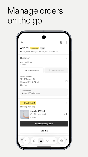 Shopify: Sell online/in person screenshot