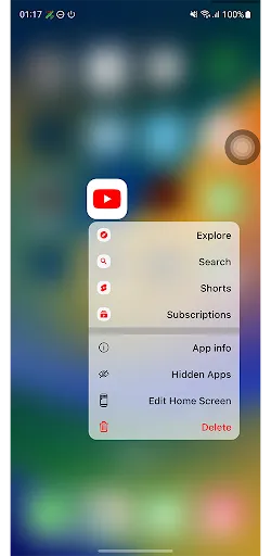 Launcher iOS 26 screenshot