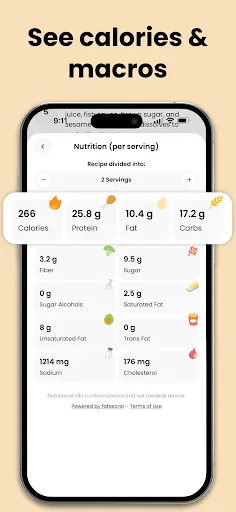 TasteBot: AI Recipe Generator screenshot