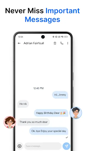 Messages screenshot