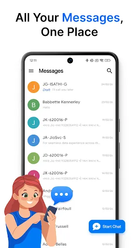 Messages screenshot