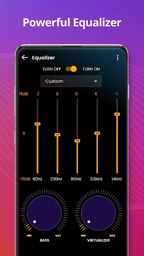 Music player screenshot