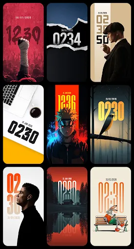 DepthX - Live Clock Wallpapers screenshot