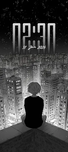 DepthX - Live Clock Wallpapers screenshot