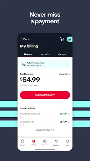MyFrontier screenshot