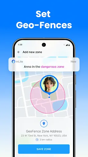 mLite - GPS Location Tracker screenshot