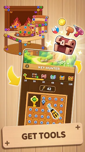 Woodle Screw™ Pin Nuts & Bolts screenshot