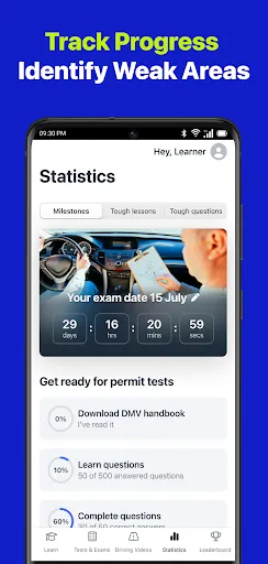 DMV Permit Practice Test 2026 screenshot
