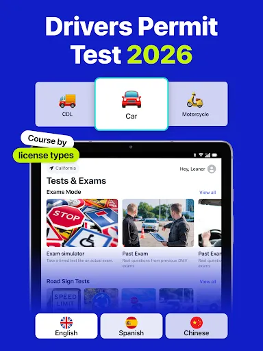 DMV Permit Practice Test 2026 screenshot
